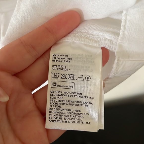 H&M Striped Tie Up Top - Picture 9 of 13